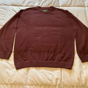 Eddie Bauer Burgundy Pullover Sweater - XXL